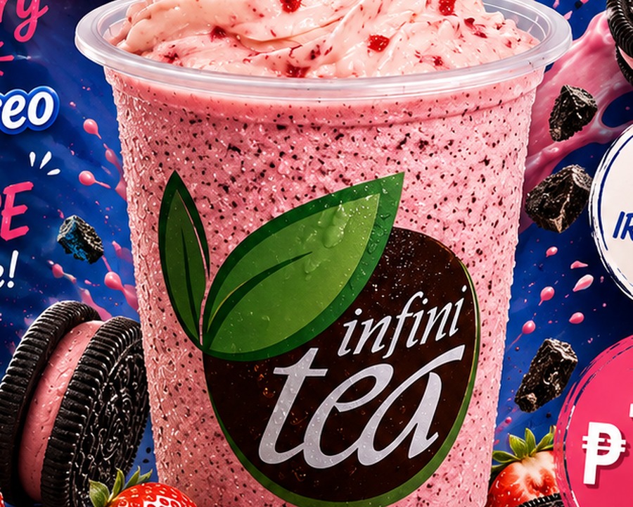 Strawberry Oreo Frappe