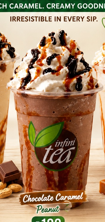 Chocolate Caramel Peanut Frappe