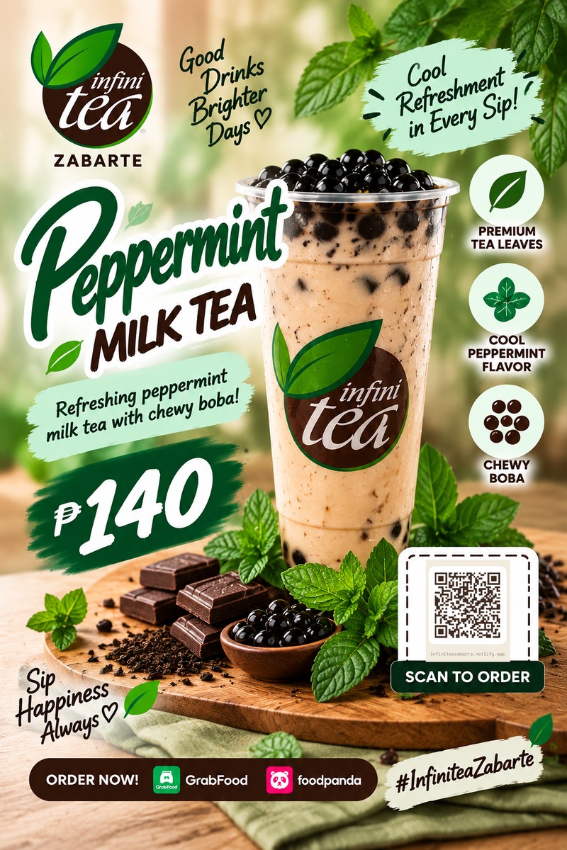Peppermint Milk Tea