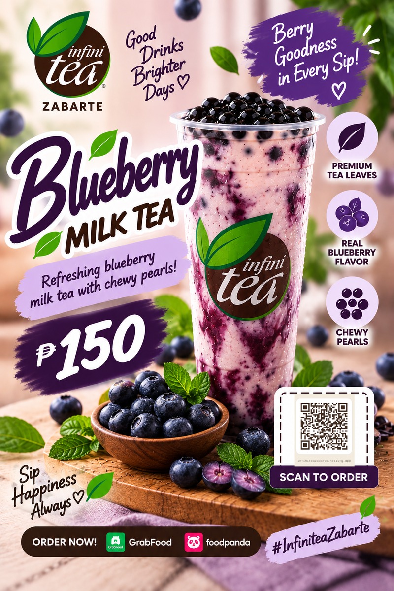 Blueberry Milk Tea
