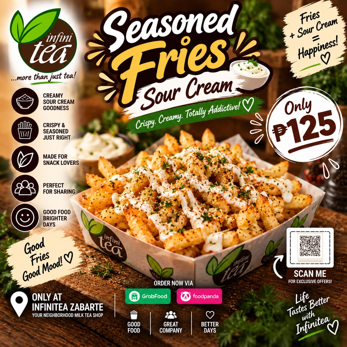 Seasoned Fries Sour Cream