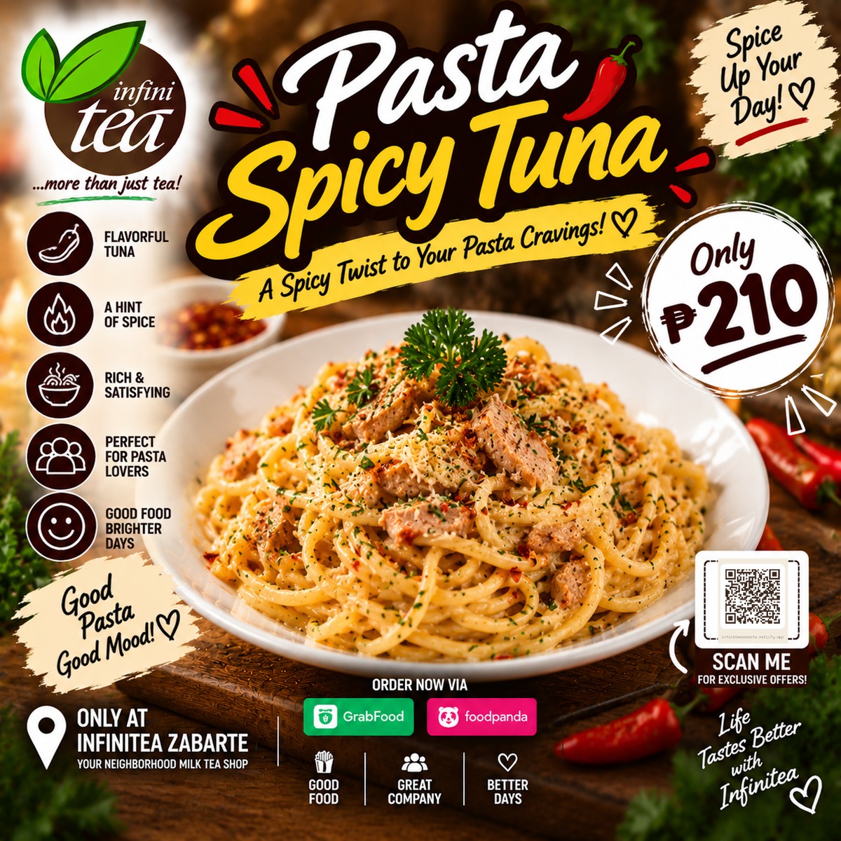 Pasta Spicy Tuna